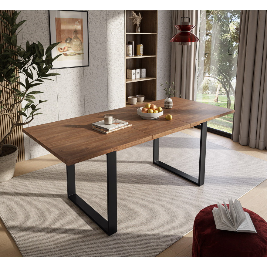 Stół ART rozkładany 150-198 cm dąb wotan