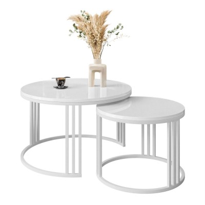 Okrągły stolik kawowy 2w1 LORI  Okrągły stolik kawowy 2w1 LORI