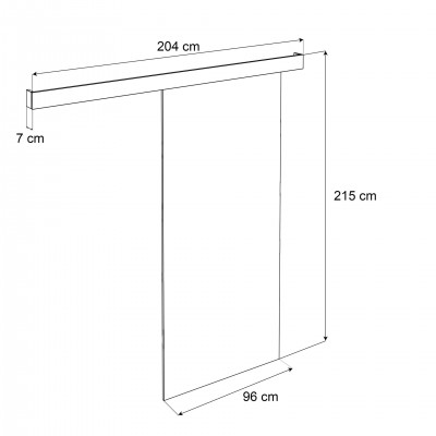 Drzwi przesuwne YORK GLOSSY II Drzwi przesuwne YORK GLOSSY II