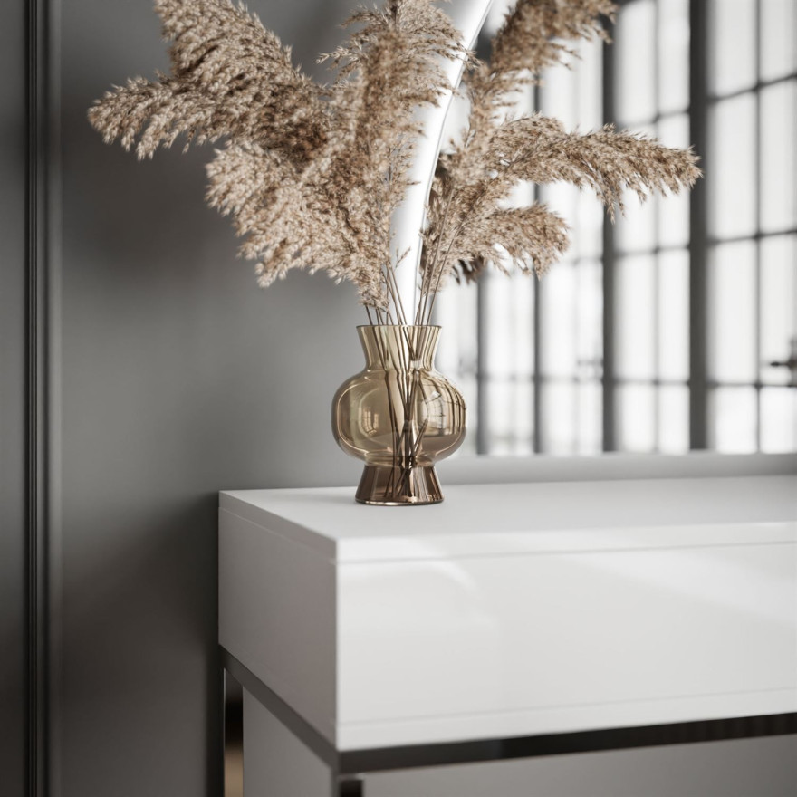 Toaletka kosmetyczna QUINNIE GLAMOUR z lustrem Toaletka kosmetyczna QUINNIE GLAMOUR z lustrem