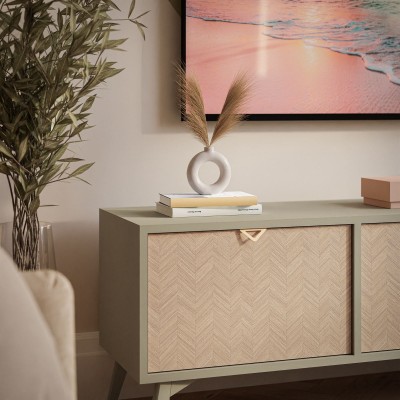 Szafka RTV ALOE jodełka scandi