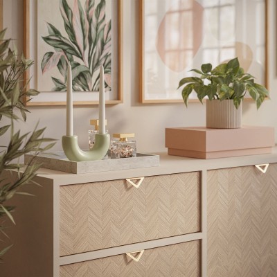 Komoda dwudrzwiowa ALOE KSZ158 z szufladami