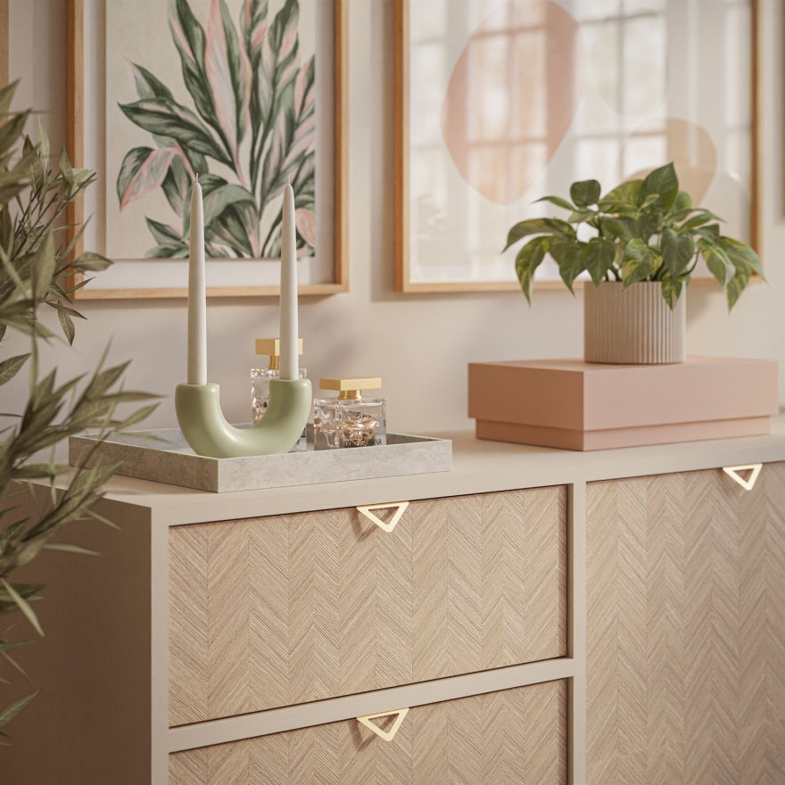 Komoda dwudrzwiowa ALOE KSZ158 z szufladami