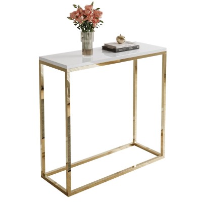 Konsola MODERN ZŁOTY CHROM 80/100 cm Konsola MODERN ZŁOTY CHROM 80/100 cm