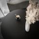 Okrągły stolik kawowy LORI MIX czarny mat