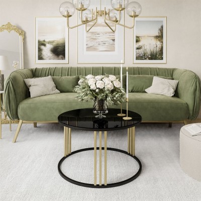 Okrągły stolik kawowy LORI GLASS MIX Okrągły stolik kawowy LORI GLASS MIX