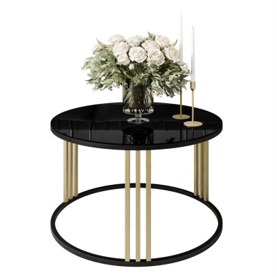 Okrągły stolik kawowy LORI GLASS MIX Okrągły stolik kawowy LORI GLASS MIX