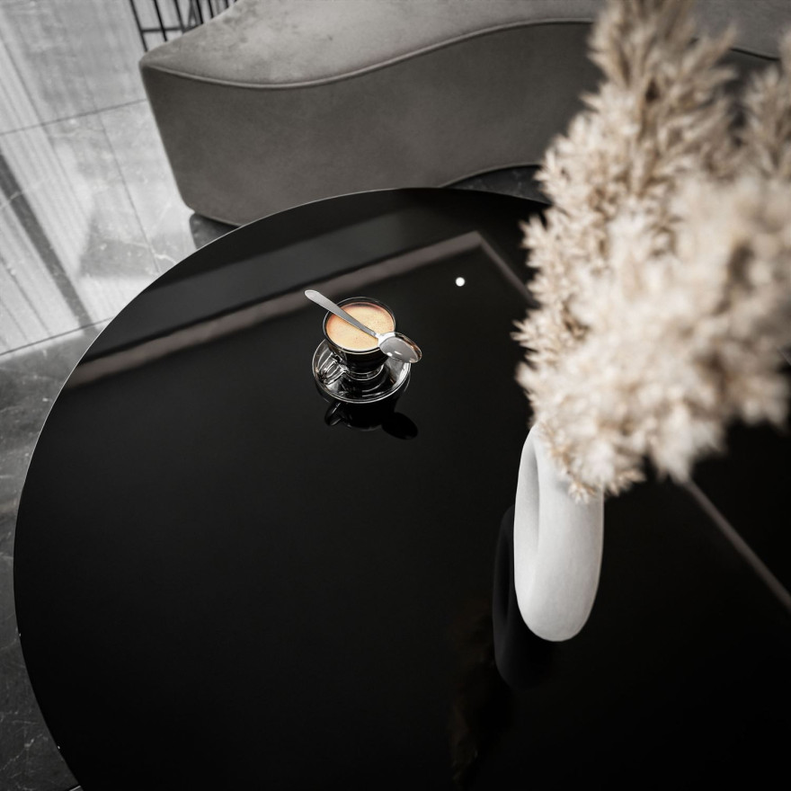 Okrągły stolik kawowy LORI MIX wysoki połysk