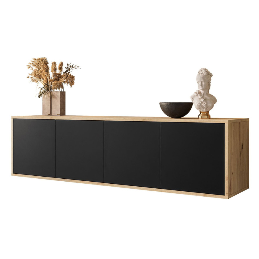 Szafka wisząca RTV SANAYI dąb artisan Szafka wisząca RTV SANAYI dąb artisan