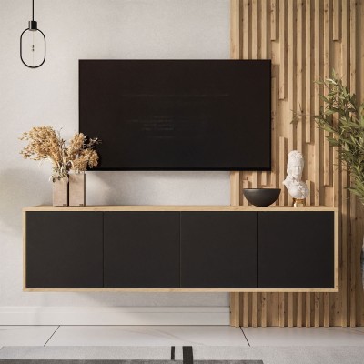 Szafka wisząca RTV SANAYI dąb artisan Szafka wisząca RTV SANAYI dąb artisan