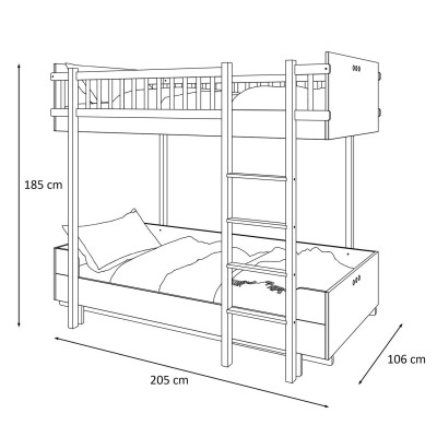 Łóżko dziecięce BASIC