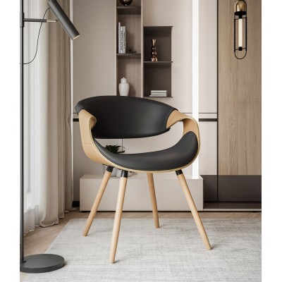 Krzesło tapicerowane MADERA BLANCO