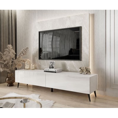 Szafka RTV COLETTE II 175 cm biały połysk Szafka RTV COLETTE II 175 cm biały połysk