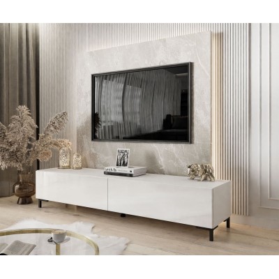 Szafka RTV COLETTE IV 175 cm biały połysk Szafka RTV COLETTE IV 175 cm biały połysk