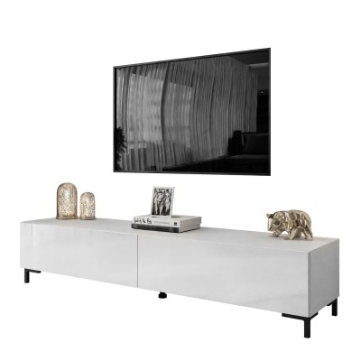 Szafka RTV COLETTE IV 175 cm biały połysk Szafka RTV COLETTE IV 175 cm biały połysk