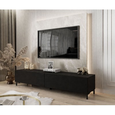 Szafka RTV COLETTE IV 175 cm czarny mat Szafka RTV COLETTE IV 175 cm czarny mat