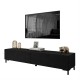 Szafka RTV COLETTE IV 175 cm czarny mat