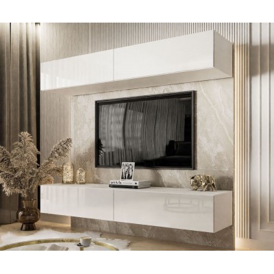 Meblościanka COLETTE biały połysk