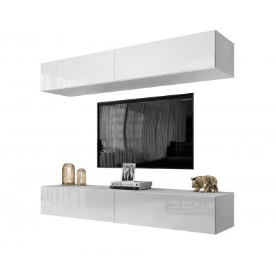 Meblościanka COLETTE biały połysk