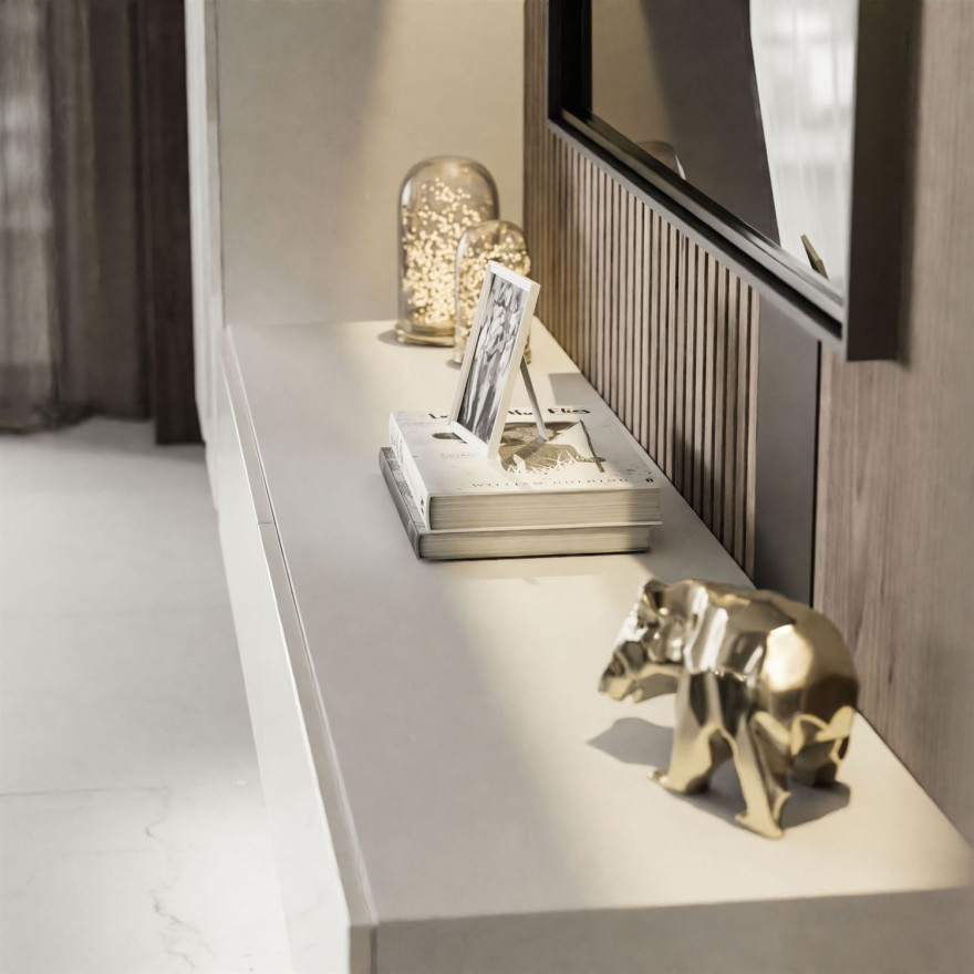 Meblościanka COLETTE II biały połysk Meblościanka COLETTE II biały połysk