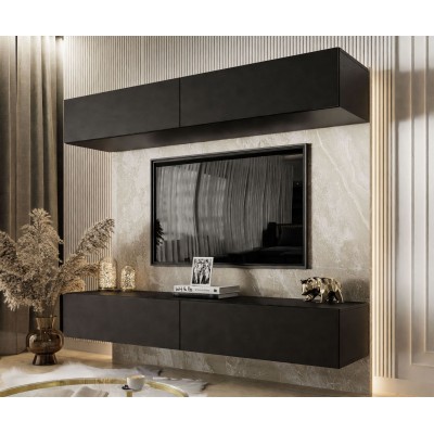 Meblościanka COLETTE czarny mat