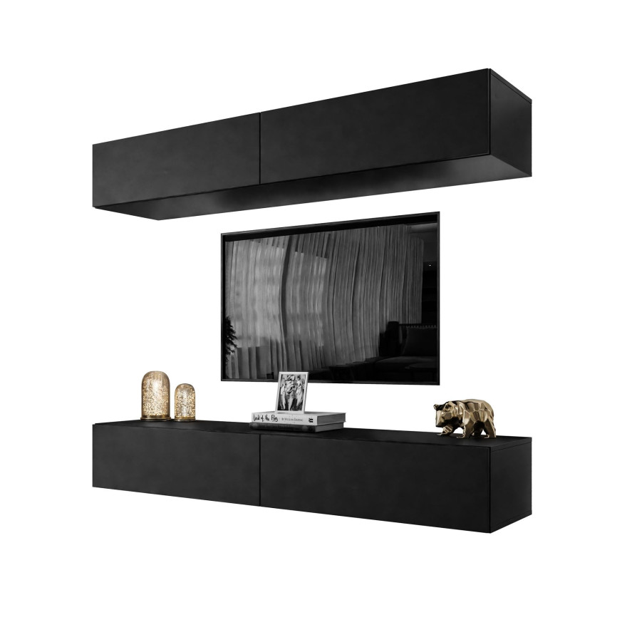 Meblościanka COLETTE czarny mat