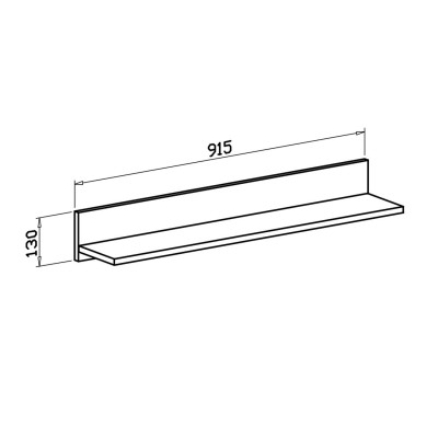 Szafka RTV SORO z półkami