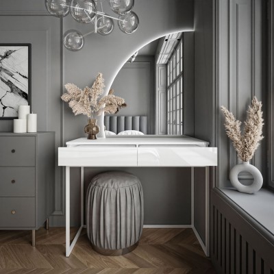 Toaletka kosmetyczna QUINNIE z lustrem Toaletka kosmetyczna QUINNIE z lustrem