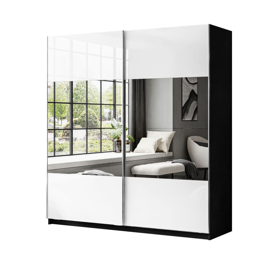 Szafa przesuwna LINA MIX 194/244 cm