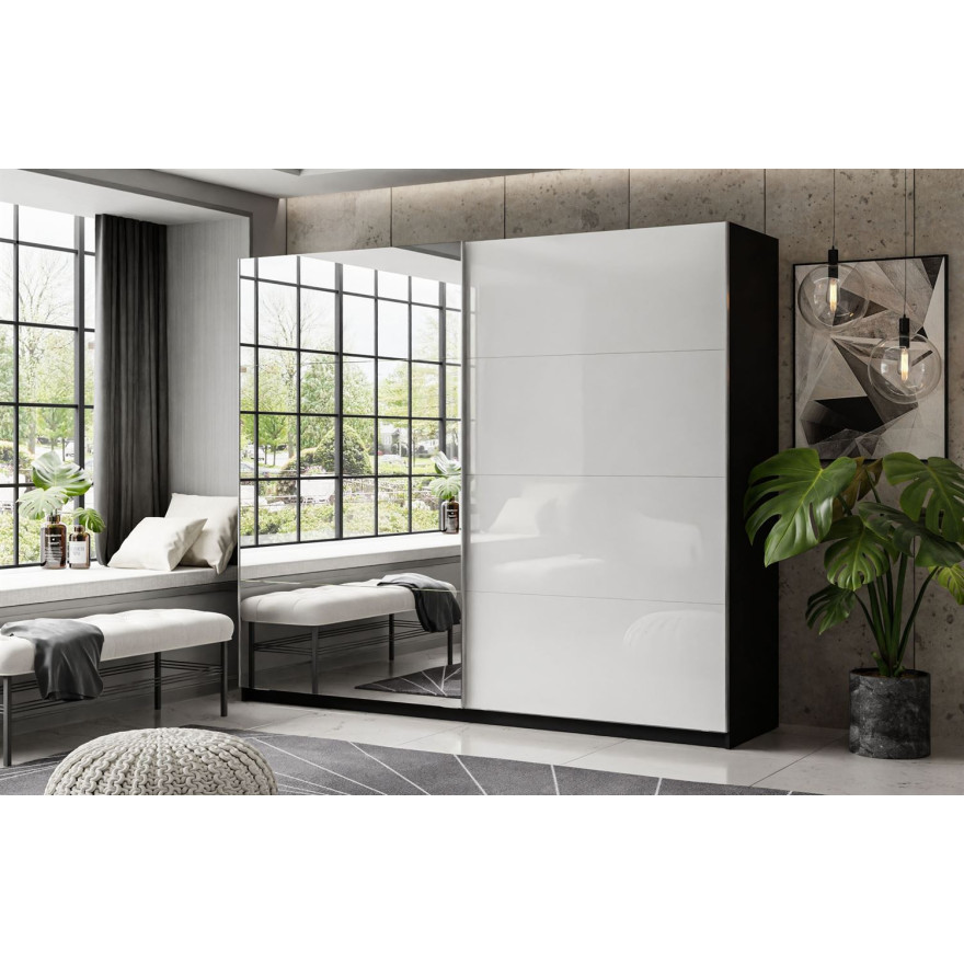 Szafa przesuwna LINA MIX 194/244 cm