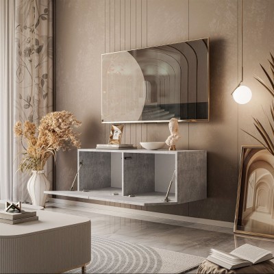 Szafka RTV COLGANTE 100 beton