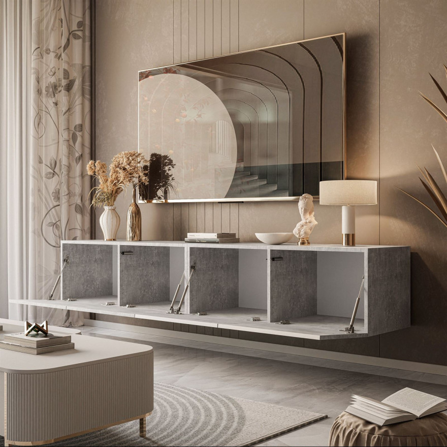 Szafka RTV COLGANTE 200 beton Szafka RTV COLGANTE 200 beton