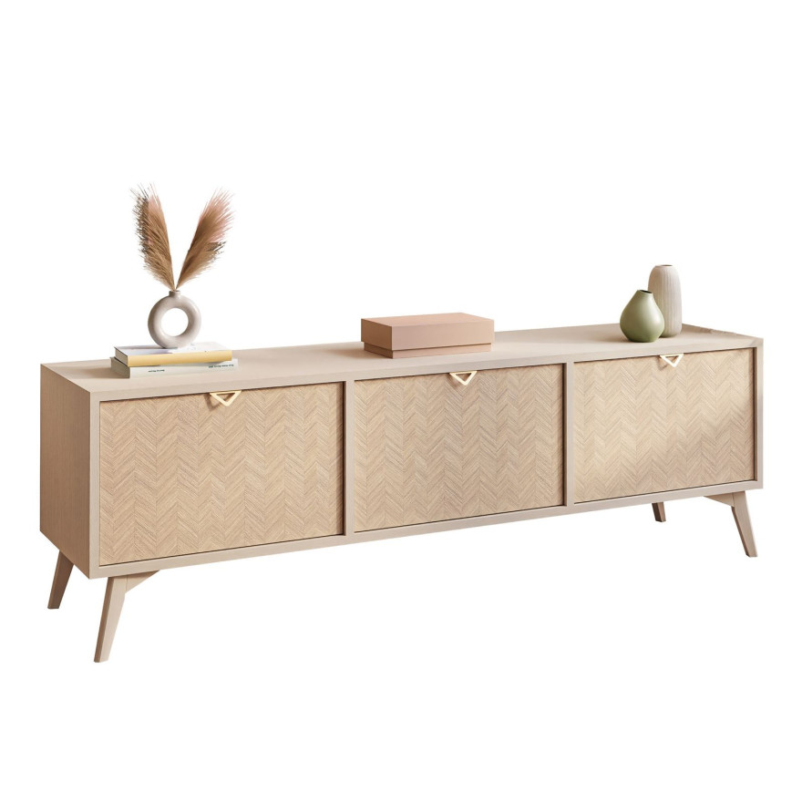 Zestaw mebli do salonu ALOE jodełka scandi  Zestaw mebli do salonu ALOE jodełka scandi