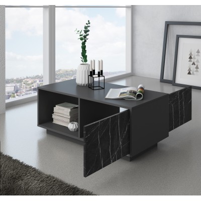 Ława MARBLE grafit czarny marmur