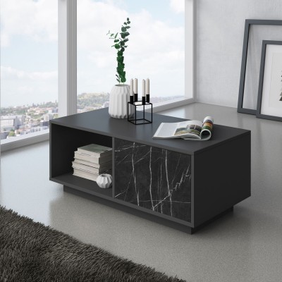Ława MARBLE grafit czarny marmur