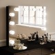 Toaletka kosmetyczna BLANCO GOLD ELITE z lustrem i oświetleniem