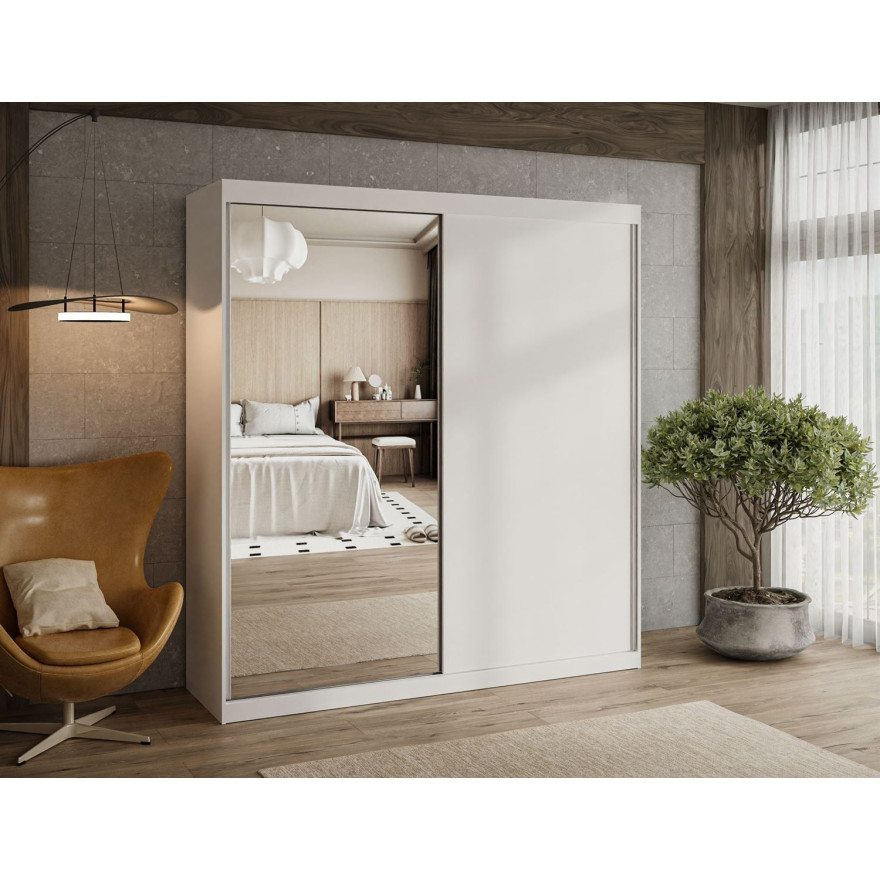 Szafa przesuwna BASTER II z lustrem Szafa przesuwna BASTER II z lustrem