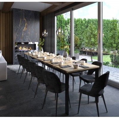 Stół rozkładany ART LOFT 125-292 cm