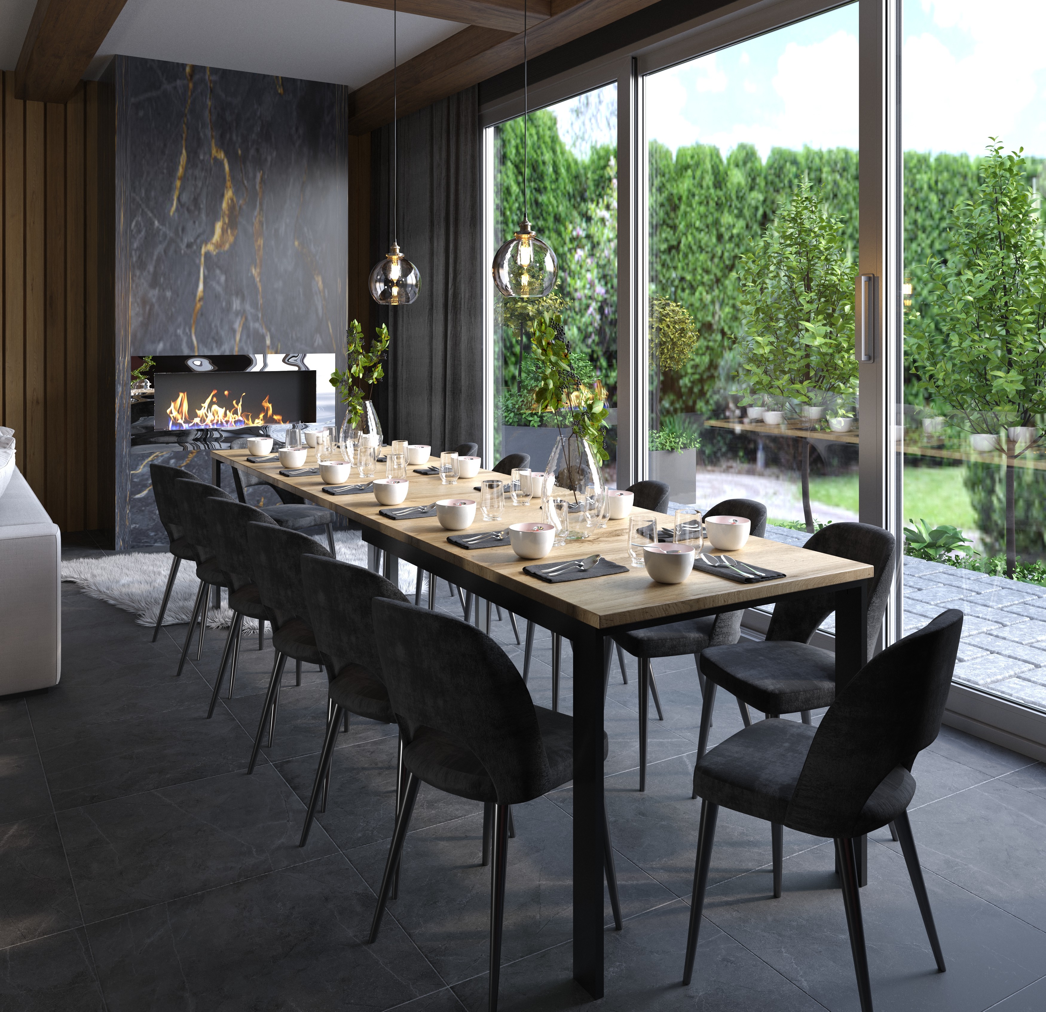 Stół rozkładany ART LOFT 125-292 cm