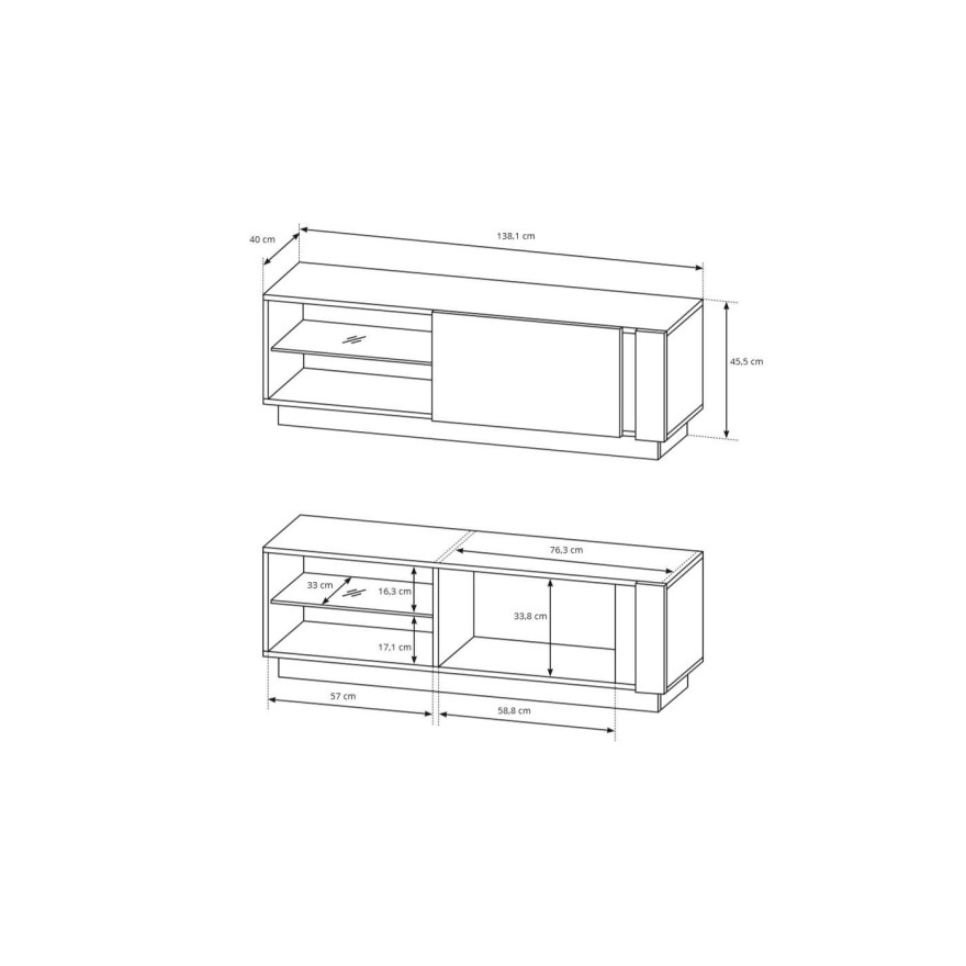 Meblościanka ARCON biały połysk Meblościanka ARCON biały połysk