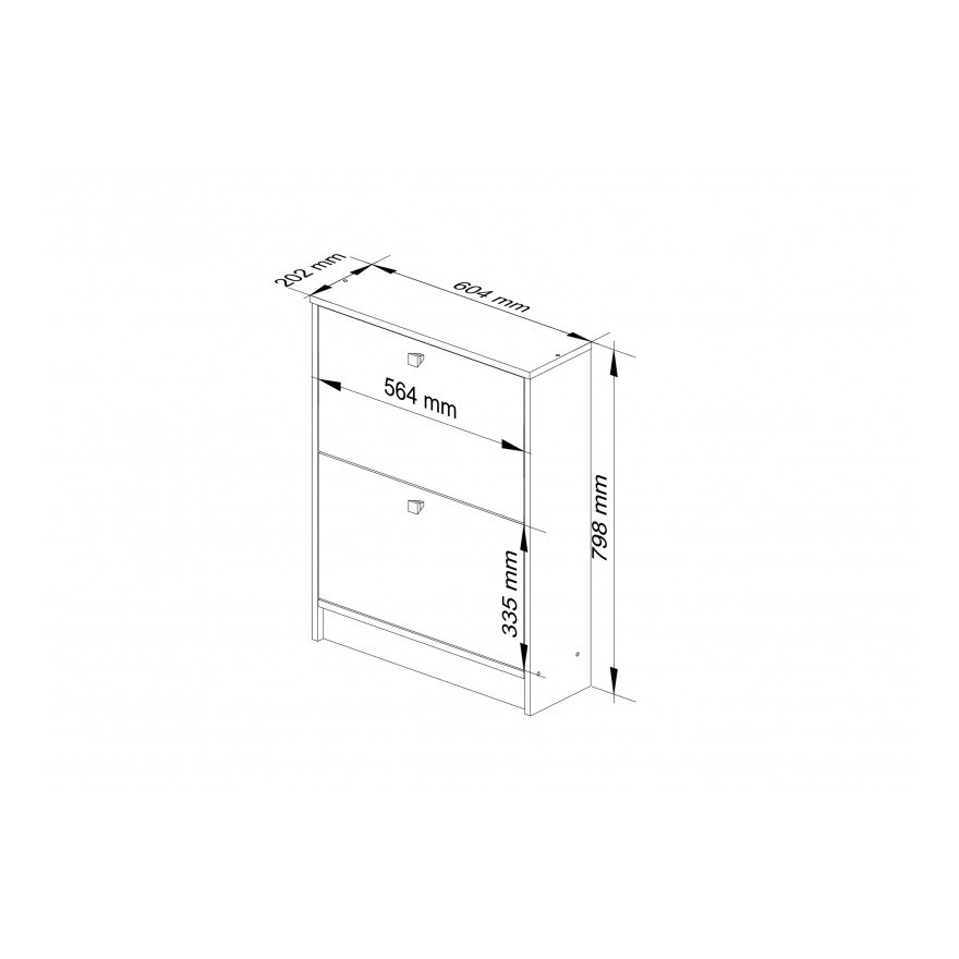 Szafka na buty ASTERIA