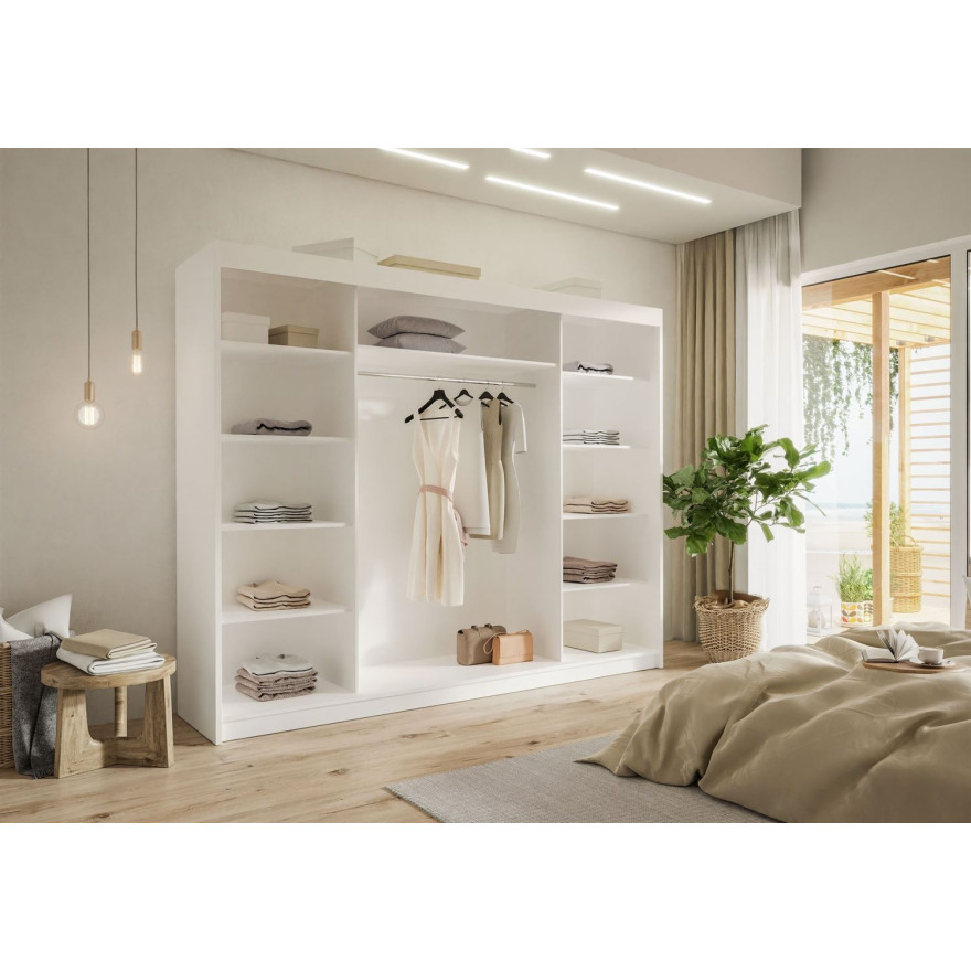 Szafa przesuwna DELMA 250 cm z lustrem Szafa przesuwna DELMA 250 cm z lustrem