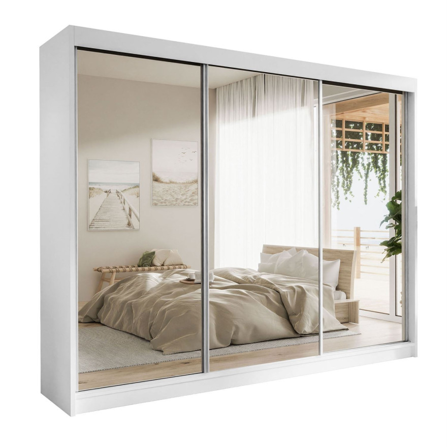 Szafa przesuwna trzydrzwiowa DELMA III 250 cm