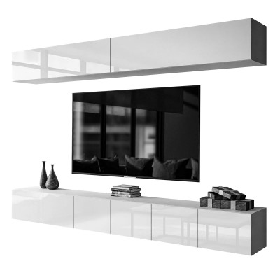 Meblościanka COLGANTE + LED wysoki połysk