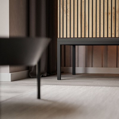 Komoda ECLIPSE K154 czarny dąb wotan