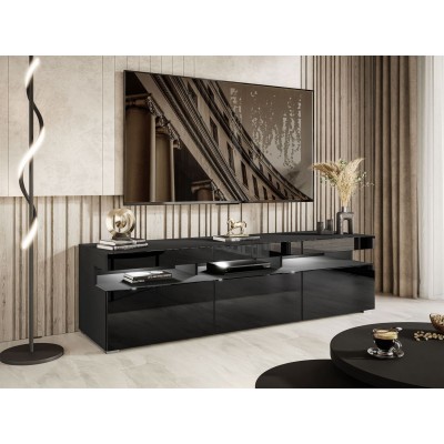 Szafka pod telewizor W9.314 VANCOUVER czarny połysk Szafka pod telewizor W9.314 VANCOUVER czarny połysk