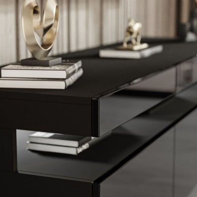 Szafka pod telewizor W9.314 VANCOUVER czarny połysk Szafka pod telewizor W9.314 VANCOUVER czarny połysk