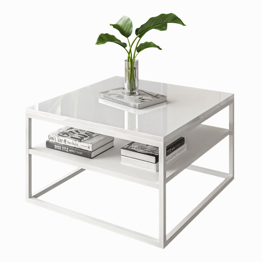 Ława NOVA z półką wysoki połysk Ława NOVA z półką wysoki połysk