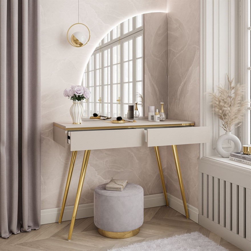 Toaletka kosmetyczna AURORA-SQ z lustrem Toaletka kosmetyczna AURORA-SQ z lustrem