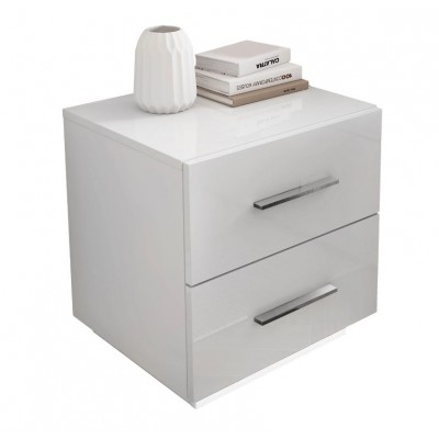 Stolik nocny LINA LUX blat w połysku LED